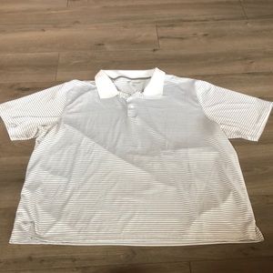 MENS BLACK AND WHITE POLO